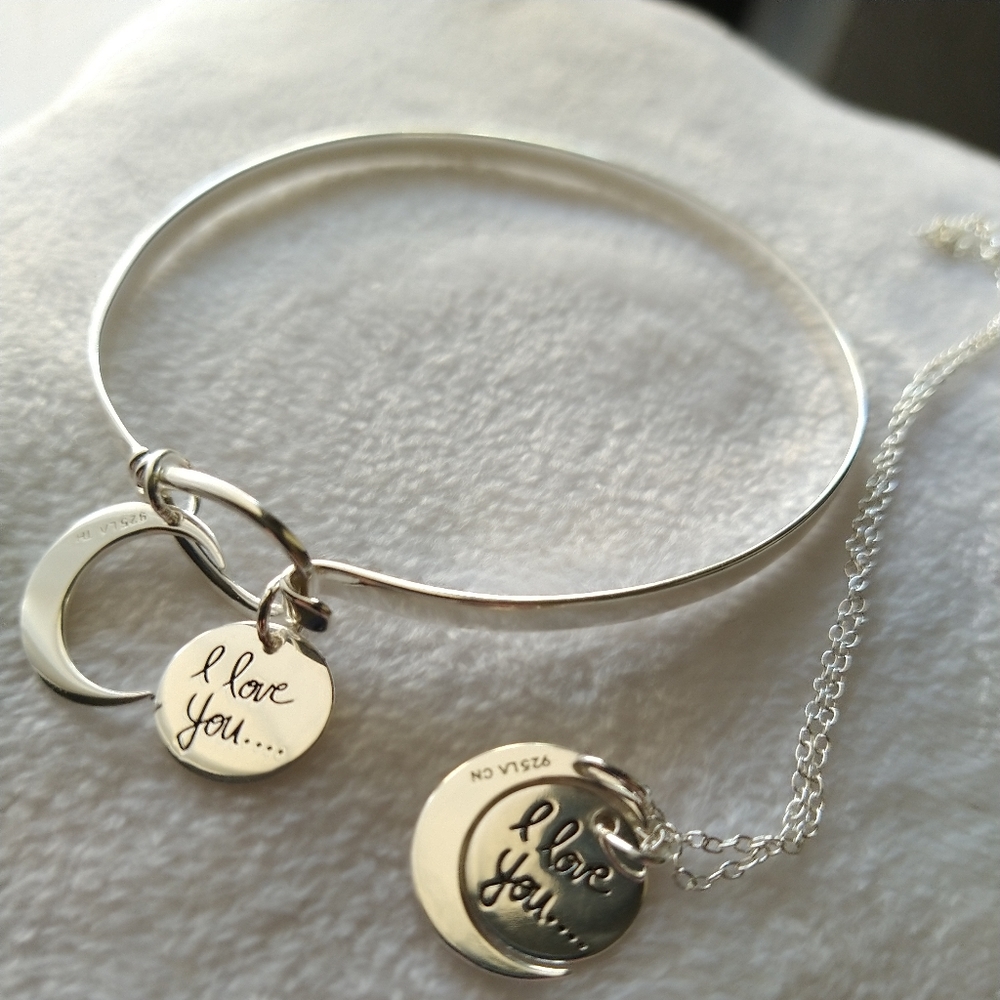 I love you set - silver